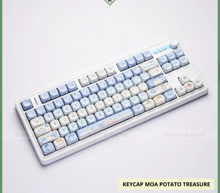 Potato Key Bộ Keycap POTATO TREASURE - PROFILE MOA - New. nhựa PBT - 132 nút