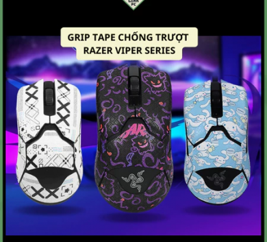 Miếng Dán Chống trượt | Grip Tape (Griptape) Chống Trượt Cho Chuột Razer Viper Ultimate/V2 Pro/8KHz - Skin Chuột