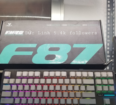 Phím Aula F87 Pro pin 8000mah 3 Mode 2ND FullBox