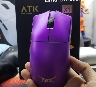 Chuột ATK X1 Thường Tím Metalic Like New Full Box