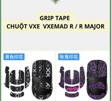 Miếng Dán Chống trượt | Grip Tape Chống Trượt Cho Chuột VXE  MAD R / R MAJOR