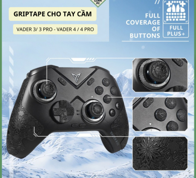Miếng Dán Grip Tape (griptape) 3M Chống Trượt Cho Tay cầm Flydigi Vader 4 Pro / Vader 3 Pro - skin tay cầm