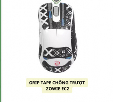 Miếng Dán Chống trượt | Grip Tape (Griptape) Chống Trượt Cho Chuột Zowie Zowie Ec2 Ec2 wireless - Black full lưng