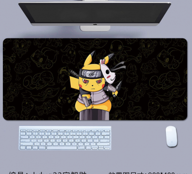 Pad chuột - deskmat size lớn 90x40 cm dày 4mm may viền - Mẫu kdyg22 Uchi Itachi