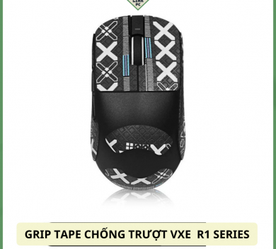 Miếng Dán Chống trượt | Grip Tape Chống Trượt Cho Chuột VXE R1/ R1 SE /R1 pro/R1 Pro Max Black full lưng