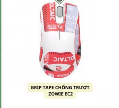 Miếng Dán Chống trượt | Grip Tape (Griptape) Chống Trượt Cho Chuột Zowie Zowie Ec2 Ec2 wireless - Red full lưng