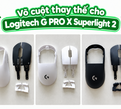 Bộ vỏ Chuột Thay Thế Cho Chuột Logitech G PRO X Superlight 2 (Không gồm vỏ đáy) -chọn đúng mẫu