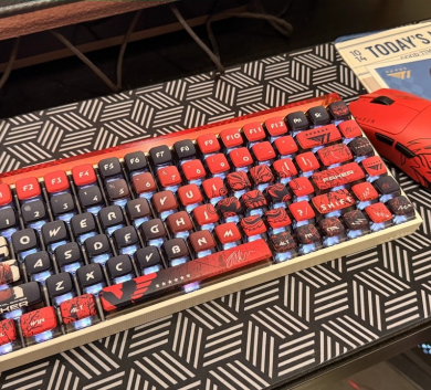 Bộ Keycap T1 - Faker Xuyên Led 4 bên 122 nút PBT + PC