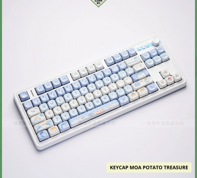 Bộ Keycap POTATO TREASURE - PROFILE MOA - New. nhựa PBT