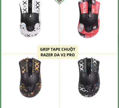 Miếng Dán Chống trượt | Grip Tape Chống Trượt Cho Chuột Logitech Razer Deathadder V2 PRO (Da v2 pro)