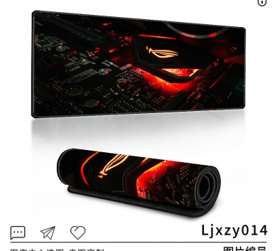 Pad chuột - deskmat size lớn 90x40 cm dày 4mm may viền - Mẫu Ljxzy014