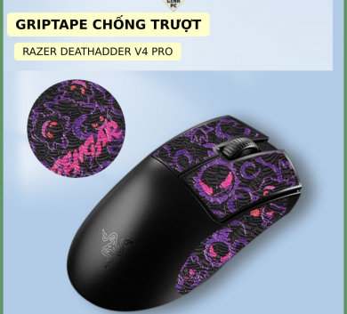 Miếng Dán Chống trượt | Grip Tape (Griptape) Chống Trượt Cho Chuột Razer Deathader V4 Pro (DA v4 pro)