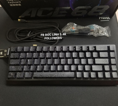 Phím HE Rapid Trigger Mchose Ace68 Esport Controur Line Black Switch TTC 2nd 