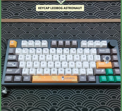 Keycap Leobog Astronaut - keycap phi hành gia Leobog - Xuyên led - Side Print doubleshot - Top print dyesub