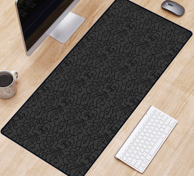 Pad chuột - deskmat size lớn 90x40 cm dày 4mm may viền - Mẫu Lbgzj010