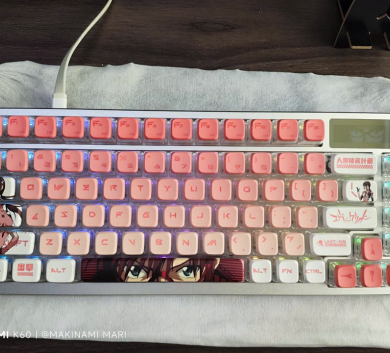 BỘ KEYCAP PUDDING MARI MAKINAMI - SIDE TRANSPARENT 4 CẠNH XUYÊN LED NHỰA PBT 122 PHÍM OEM PROFILE