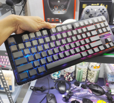 Phím Aula F87 Pro Polar Black 3 Mode pin 8000mah 2ND - Switch Graywood V4