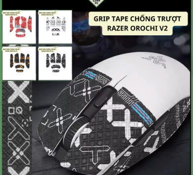 Miếng Dán Chống trượt | Grip Tape (Griptape) Chống Trượt Cho Chuột Razer Orochi V2