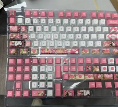 Keycap 2 in 1 Cherry Profile vừa xuyên led - vừa in kí tự