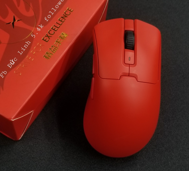 Chuột Không Dây Delux M900 PRO Red Bản Đặc Biệt 2nd  (3395 -  8khz - Wireless và Dây)