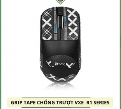 Miếng Dán Chống trượt | Grip Tape Chống Trượt Cho Chuột VXE  MAD R / R MAJOR Black full