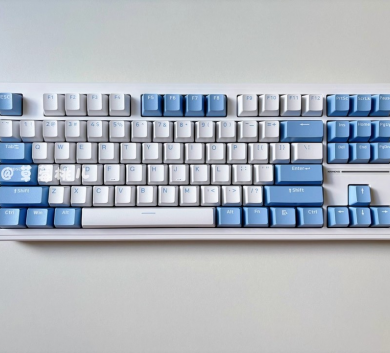 Bàn phím cơ Xingmeng M87 PRO V2 White Blue  3 mode (Bluetooth - 2.4 hz - Wired) , Hotswap Mạch Xuôi New BOX