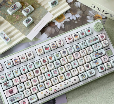 Keycap Duck love Fruit Profile MOA 140 nút