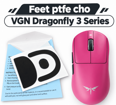 Tấm feet chuột PTFE Cho Chuột VGN Dragonfly 3 Series