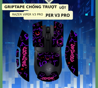 Miếng Dán Chống trượt | Grip Tape Chống Trượt Cho Chuột Razer Viper V3 Pro - Skin dán chuột