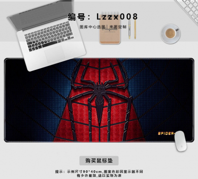 Pad chuột - deskmat size lớn 90x40 cm dày 4mm may viền - Mẫu Lzzx008