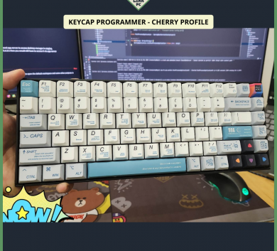 Bộ Keycap programmer - keycap coder 404 - nhựa pbt - profile cherry - 125 nút