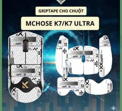 Miếng Dán Chống trượt | Grip Tape (Griptape) Chống Trượt Cho Chuột Mchose K7 Ultra