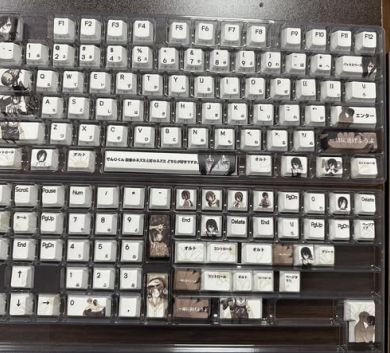 Keycap 2 in 1 Cherry Profile vừa xuyên led - vừa in kí tự